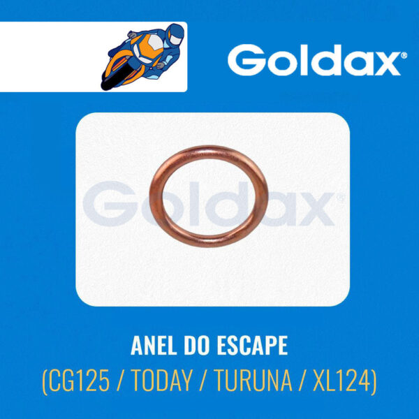ANEL DO ESCAPE-CG125-TODAY-TURUNA-XL124 - GOLDAX