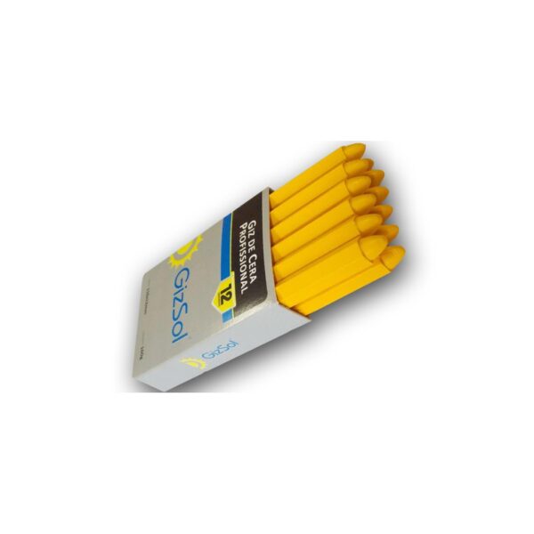 GIZ AMARELO PARA MARCAR PNEU 110X12mm (cx c/ 12 un.) GIZSOL